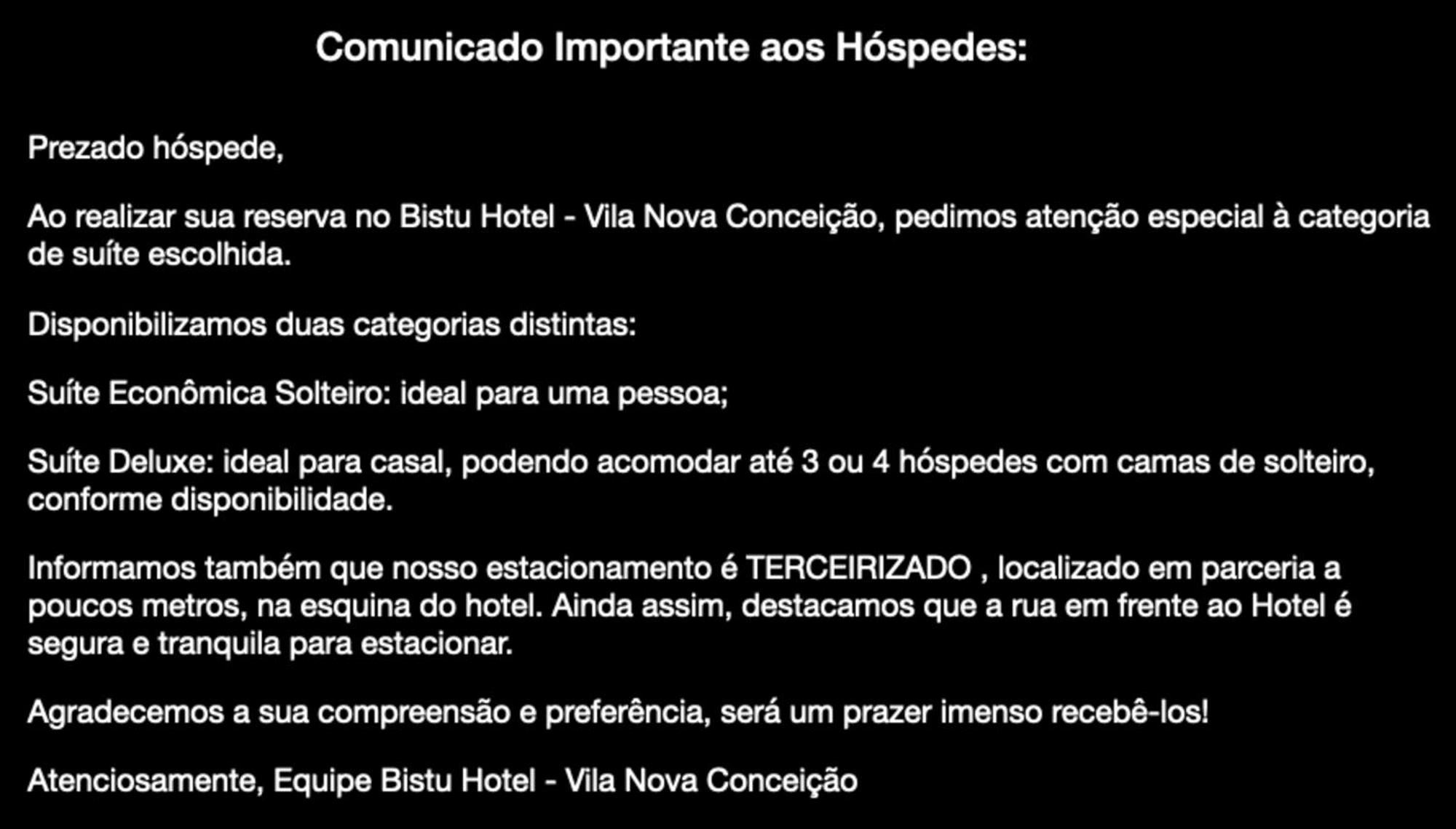 Bistu Hotel - Vila Nova Conceicao サンパウロ エクステリア 写真